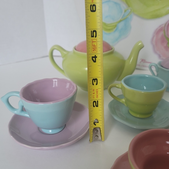 Rosanna Child's Tea For Me Too 13-Piece Ceramic Tea Party Set - Picture 14 of 17